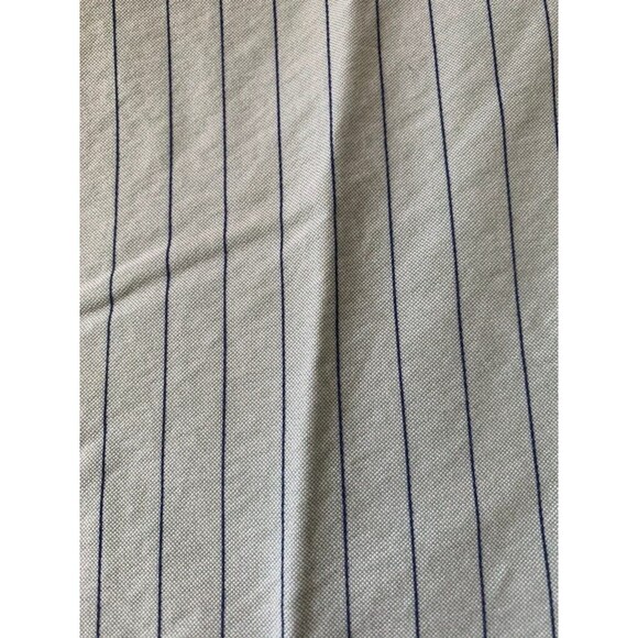 Izod Stripe Belted Shorts Men’s Size 38 100% Cotton Light Green/Blue - Picture 7 of 7